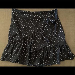 Polka dot miniskirt